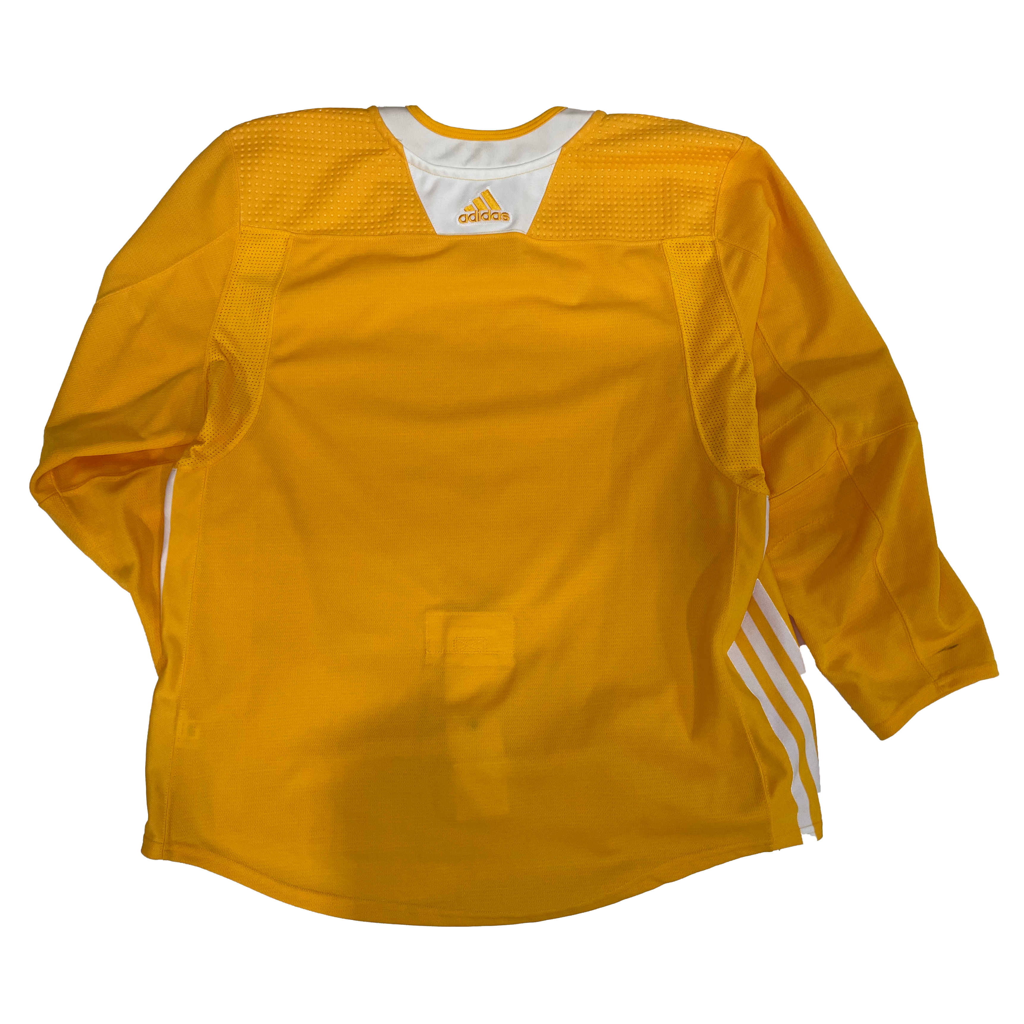 LNH - Maillot d'entraînement Adidas d'occasion des Flames de Calgary (jaune)